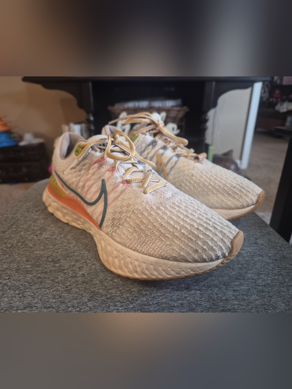Men's Nike React Infinity Run 3 Flyknit "Sun Club" (DV1744-141) Sz. 8